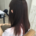 縮毛矯正＋インナーカラーピンク❗️